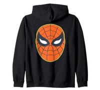 Marvel Spider-Man Halloween Retro Vintage Mask Costume Felpa con Cappuccio