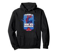 Marvel Spider-Man I'm Ready to Swing Into Kindergarten! Felpa con Cappuccio