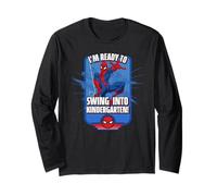 Marvel Spider-Man I'm Ready to Swing Into Kindergarten! Maglia a Manica