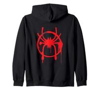 Marvel Spider-Man Into the Spider-Verse Red Icon Felpa con Cappuccio