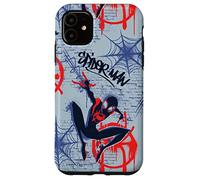 Marvel Spider-Man Into the Spider-Verse Stampa Graffiti Custodia per iPhone 11