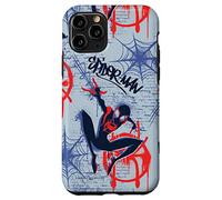 Marvel Spider-Man Into the Spider-Verse Stampa Graffiti Custodia per iPhone 11 Pro