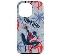 Marvel Spider-Man Into the Spider-Verse Stampa Graffiti Custodia per iPhone 13 Pro
