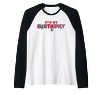 Marvel Spider-Man It's My Birthday Team Spidey Party Maglia con Maniche Raglan
