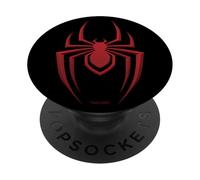 Marvel Spider-Man Miles Morales Chest Spider Logo PopSockets PopGrip Intercambiabile