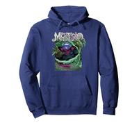 Marvel Spider-Man Mysterio Felpa con Cappuccio, Unisex per Adulti, Navy, S