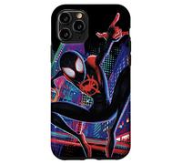 Marvel Spider-Man nella città di Spider-Verse Miles Morales Custodia per iPhone 11 Pro
