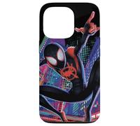 Marvel Spider-Man nella città di Spider-Verse Miles Morales Custodia per iPhone 13 Pro