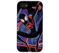 Marvel Spider-Man nella città di Spider-Verse Miles Morales Custodia per iPhone SE (2020) / 7 / 8