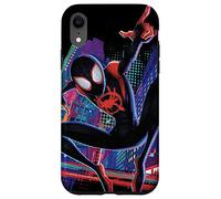 Marvel Spider-Man nella città di Spider-Verse Miles Morales Custodia per iPhone XR