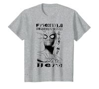 Marvel Spider-Man: No Way Home “Friendly Neighborhood Hero” Maglietta, Bambini, Grigio Melange, 12 Anni