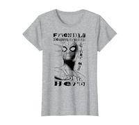 Marvel Spider-Man: No Way Home “Friendly Neighborhood Hero” Maglietta, Donna, Grigio Melange, M