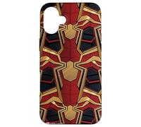 Marvel Spider-Man: No Way Home Rosso e Oro Motivo Custodia per iPhone 16 Plus