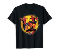 Marvel Spider-Man: No Way Home Spider-Men In Action Maglietta