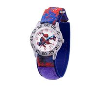 Marvel Spider-Man - Orologio analogico al quarzo con cinturino in nylon, per bambini, blu, blu, blu, striscia