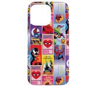 Marvel Spider-Man Retro ’80s & ’90s Valentine’s Day Card Custodia per iPhone 15 Pro Max