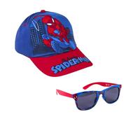Marvel Spider-Man Set da Cappello da Baseball e Occhiali da Sole per Ragazzi, Occhiali da Sole con Protezione UV, Berretto per Bambini