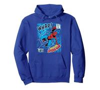 Marvel Spider-Man Spidey Whap Felpa con Cappuccio, Unisex per Adulti, Blu Reale, S