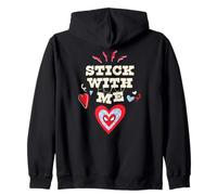 Marvel Spider-Man Stick with Me Valentine's Day Heart Felpa con Cappuccio