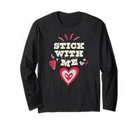 Marvel Spider-Man Stick with Me Valentine's Day Heart Maglia a Manica