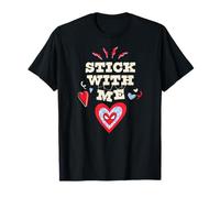 Marvel Spider-Man Stick with Me Valentine's Day Heart Maglietta