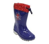 Marvel Spider-Man Stivali pioggia da bambino in gomma con luci