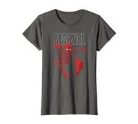 Marvel Spider-Man Strike Maglietta, Donna, Asfalto, XL