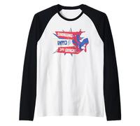Marvel Spider-Man Swinging Into 3rd Grade Back to School Maglia con Maniche Raglan