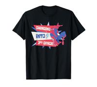Marvel Spider-Man Swinging Into 3rd Grade Back to School Maglietta