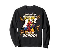 Marvel Spider-Man Swinging Through The 1st Day of School Felpa