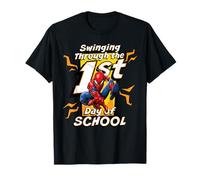 Marvel Spider-Man Swinging Through The 1st Day of School Maglietta
