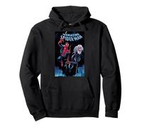 Marvel Spider-Man The Amazing Spider-Man And Black Cat Felpa con Cappuccio