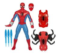Marvel Spider-Man Thwip Blast Spider-Man Action Figure con accessori, scala 27,9 cm, giocattolo super eroe per bambini dai 4 anni in su