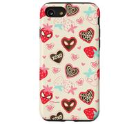 Marvel Spider-Man Valentine's Day Strawberries and Hearts Custodia per iPhone SE (2020) / 7/8