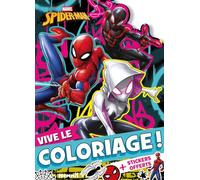 Marvel Spider-Man - Vive le coloriage ! (Spider-Man et Ghost-Spider fond rose)