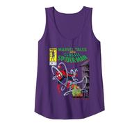 Marvel Spider-Man vs. Doctor Octopus Retro Comic Canotta, Donna, Viola, S