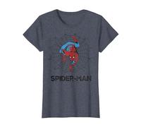 Marvel Spider-Man Web Maglietta, Donna, Pervinca, S