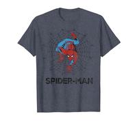 Marvel Spider-Man Web Maglietta, Uomo, Pervinca, M