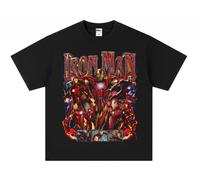 MARVEL SPIDER-MAN WOLVERINE ENOM DEADPOOL IRON MAN SUPER HERO T-SHIRT MAGLIETTA