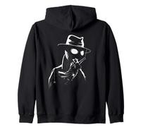 Marvel Spider-Noir Dual Portrait Black & White Cityscape Felpa con Cappuccio
