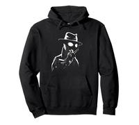 Marvel Spider-Noir Dual Portrait Black & White Cityscape Felpa con Cappuccio