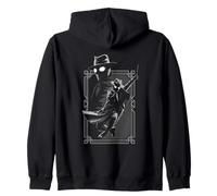 Marvel Spider-Noir Web Swing Black & White Art Deco Frame Felpa con Cappuccio