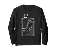 Marvel Spider-Noir Web Swing Black & White Art Deco Frame Maglia a Manica