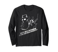 Marvel Spider-Noir with No Power Comes No Responsibility Maglia a Manica