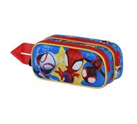 Marvel Spiderman Amazing-Astuccio 3D Doppio, Rosso, 22 x 10 cm