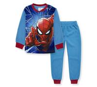 Pigiama Spiderman per bambino in pile lungo bimbo maniche lunghe 6989