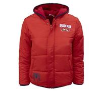 Marvel Spiderman Bambino Giacca Cappuccio (Rosso,8 anni)