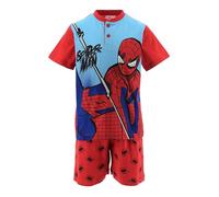 Marvel Spiderman Bambino Pigiama Corto (Rosso,8 Anni)