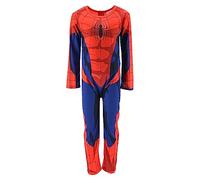 Marvel Spiderman Bambino Pigiama Intero (Rosso,8 Anni)