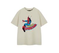 Marvel Spiderman Beige Web Slinger T-shirt a maniche corte Ragazzi